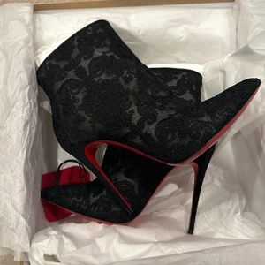 Christian Louboutin GipsyBootie 100 RETE/DENT*Rare** Brand new size 37.5